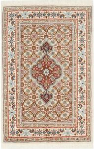 Tappeto Moud Stilizzato Avorio Rosso 57x88 Cm