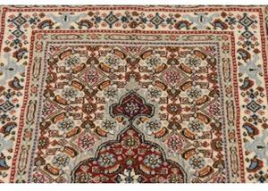 Tappeto Moud Stilizzato Avorio Rosso 57x88 Cm
