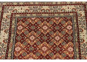 Tappeto Moud Stilizzato Rosso Avorio 55x90 Cm