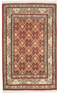 Tappeto Moud Stilizzato Rosso Avorio 55x90 Cm