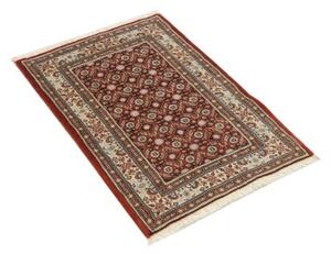 Tappeto Moud Stilizzato Rosso Mattone Bianco Avorio 60x89 Cm