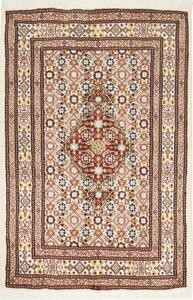 Tappeto Moud Stilizzato Avorio Rosso Mattone 61x91 Cm