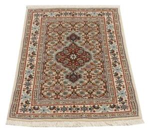 Tappeto Moud Stilizzato Avorio Rosso 57x88 Cm