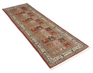 Tappeto Moud Geometrico Rosso Mattone Avorio Corsia 79x248 Cm