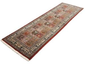 Tappeto Moud Geometrico Rosso Mattone Avorio Corsia 79x248 Cm