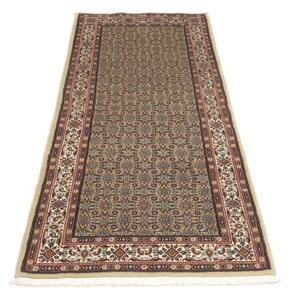 Tappeto Moud Stilizzato Blu Notte Beige Corsia 78x198 Cm