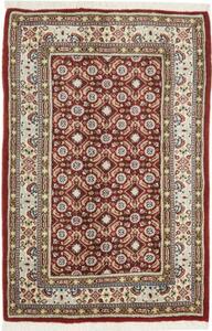 Tappeto Moud Stilizzato Rosso Avorio 60x92 Cm