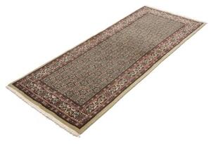 Tappeto Moud Stilizzato Blu Notte Beige Corsia 78x198 Cm