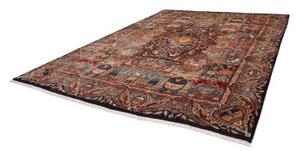 Tappeto Kashamr Zirkhaki Figurativo Blu Scuro Rosso Mattone 294x385 Cm