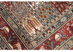 Tappeto Moud Geometrico Rosso Beige Corsia 80x288 Cm