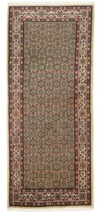 Tappeto Moud Stilizzato Blu Notte Beige Corsia 78x198 Cm