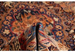 Tappeto Kashamr Zirkhaki Figurativo Blu Scuro Rosso Mattone 294x385 Cm