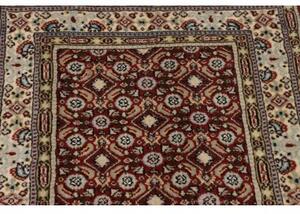 Tappeto Moud Stilizzato Rosso Avorio 60x92 Cm