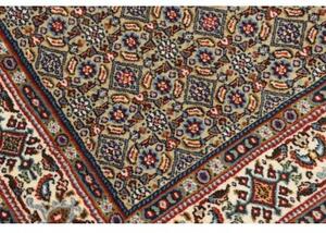 Tappeto Moud Stilizzato Blu Notte Beige Corsia 78x198 Cm