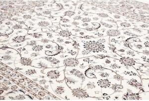 Tappeto Nain 6la Medaglione Floreale Avorio Blu 202x261 Cm