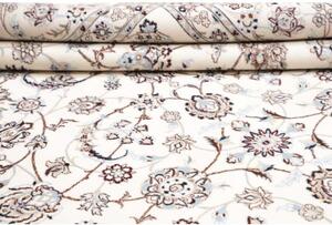 Tappeto Nain 6la Floreale Avorio Blu 257x350 Cm