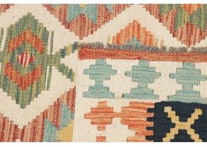 Tappeto Kilim Geometrico Avorio Multicolore 119x182 Cm