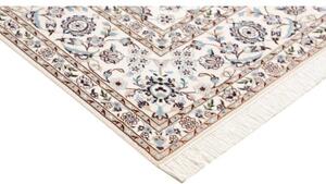 Tappeto Nain 6la Floreale Avorio Blu 197x250 Cm