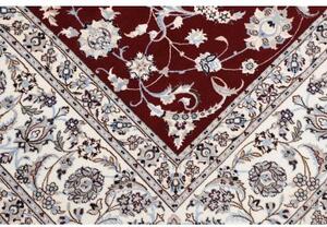 Tappeto Nain 6la Floreale Bordeaux Avorio 210x302 Cm