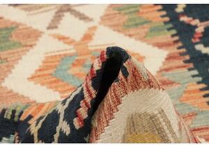 Tappeto Kilim Geometrico Avorio Multicolore 119x182 Cm