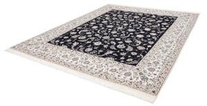 Tappeto Nain 6la Floreale Blu Scuro Avorio 256x309 Cm