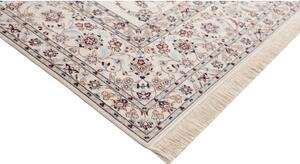 Tappeto Nain 6la Floreale Avorio Blu 257x350 Cm