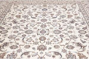 Tappeto Nain 6la Floreale Avorio Blu 257x350 Cm