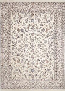 Tappeto Nain 6la Floreale Avorio Blu 257x350 Cm