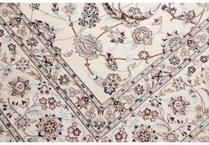 Tappeto Nain 6la Floreale Avorio Blu 257x350 Cm