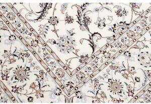 Tappeto Nain 6la Medaglione Floreale Avorio Blu 202x261 Cm