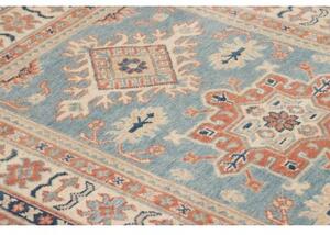 Tappeto Kazak Stilizzato Azzurro Terracotta 96x144 Cm