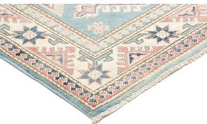 Tappeto Kazak Stilizzato Azzurro Avorio 100x156 Cm