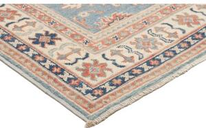 Tappeto Kazak Stilizzato Azzurro Terracotta 96x144 Cm
