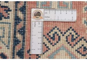Tappeto Kazak Stilizzato Rosa Antico Celeste 98x143 Cm