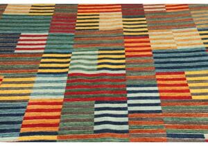 Tappeto Mosaic Geometrico Multicolore Blu 197x282 Cm