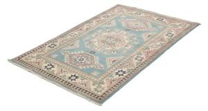 Tappeto Kazak Stilizzato Azzurro Avorio 100x156 Cm