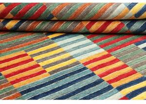 Tappeto Mosaic Geometrico Multicolore Blu 197x282 Cm