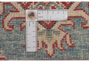 Tappeto Kazak Stilizzato Azzurro Terracotta 96x144 Cm