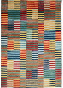 Tappeto Mosaic Geometrico Multicolore Blu 197x282 Cm