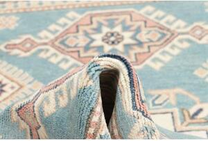Tappeto Kazak Stilizzato Azzurro Avorio 100x156 Cm