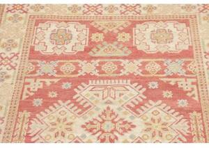 Tappeto Kazak Geometrico Rosa Antico Avorio 100x145 Cm