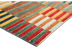 Tappeto Mosaic Geometrico Multicolore Blu 197x282 Cm