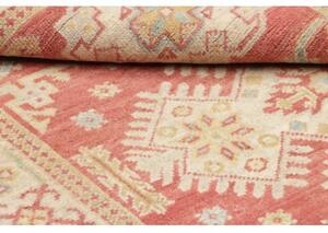 Tappeto Kazak Geometrico Rosa Antico Avorio 100x145 Cm