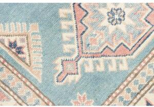 Tappeto Kazak Stilizzato Azzurro Avorio 100x156 Cm