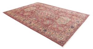 Tappeto Kazak Fine Stilizzato Rosso Mattone Beige 207x290 Cm