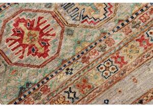 Tappeto Istintia Stilizzato Beige Rosso Mattone Corsia 80x292 Cm