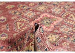 Tappeto Kazak Fine Stilizzato Rosso Mattone Beige 207x290 Cm