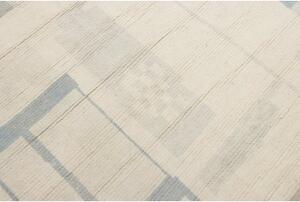 Tappeto Berbero Geometrico Avorio Grigio Chiaro 281x372 Cm