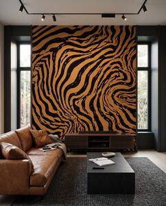 Carta da parati Strisce di zebra, Motivi decorativi, Carta da parati Esclusiva Tapeko, t00969v1 - Tapeko.it