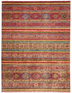 Tappeto Istintia Geometrico Rosso Giallo Ocra 269x353 Cm